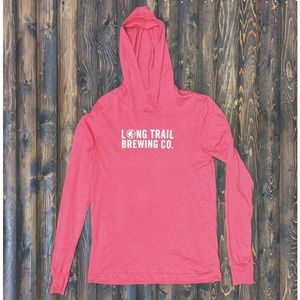 Vermont Long Trail Brewing Co. Red Unisex Cotton Mountain Brewers Hoodie